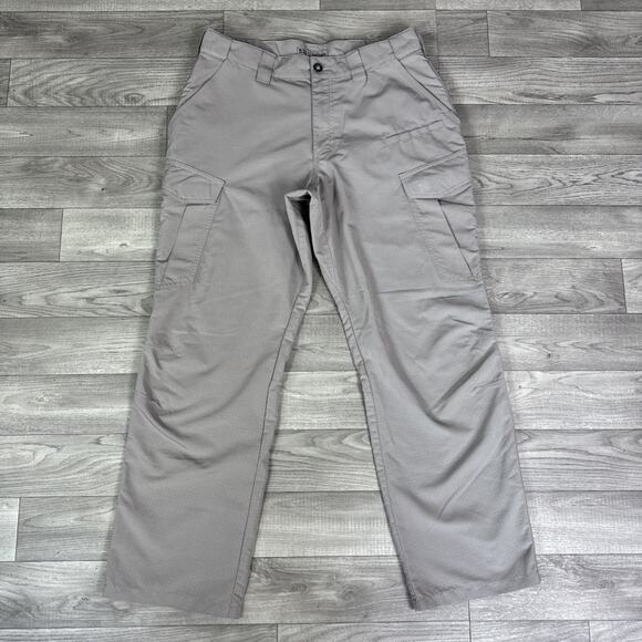 5.11 Tactical Fit Fast-Tac Ripstop Cargo Pants Beige Khaki sz 34 x 29.5 - Picture 2 of 7